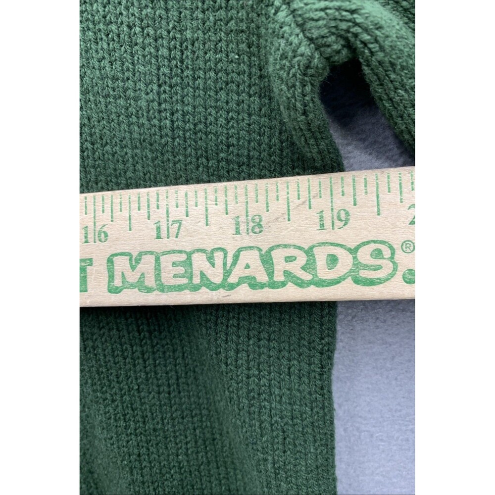 Aeropostale Pullover Sweaters Mens 1987 Rib Knit Embroidered Green Size Medium - Picture 6 of 15
